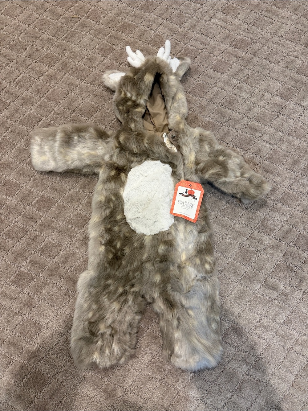 Pottery Barn Kids Faux Fur Reindeer Halloween Costume